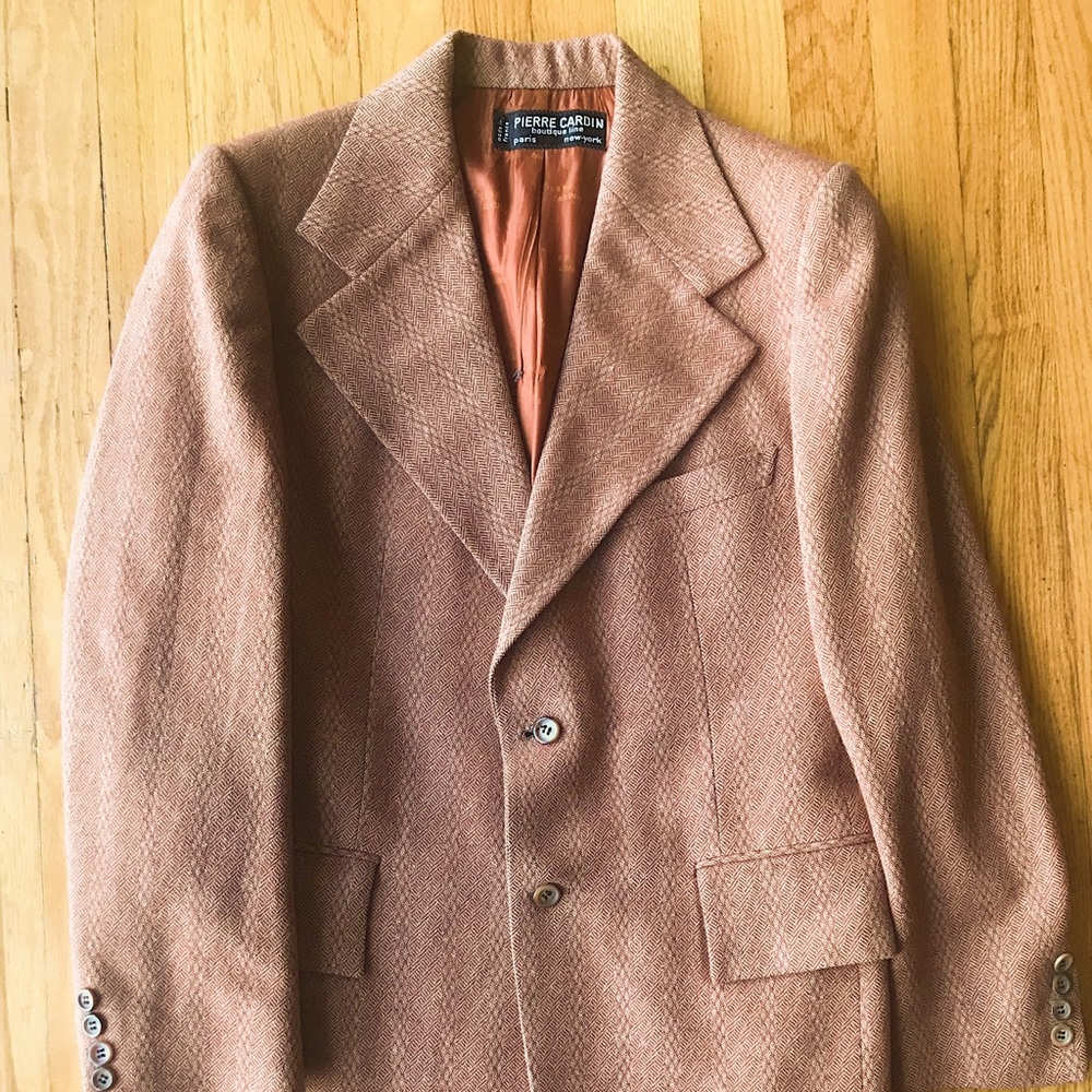 Men’s Vintage Orange Statement Blazer